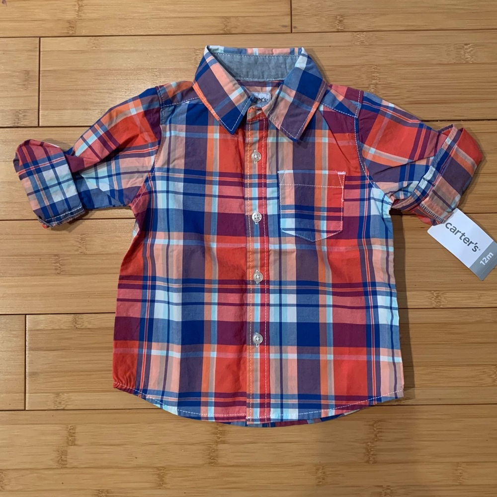 12m Button Down NWT